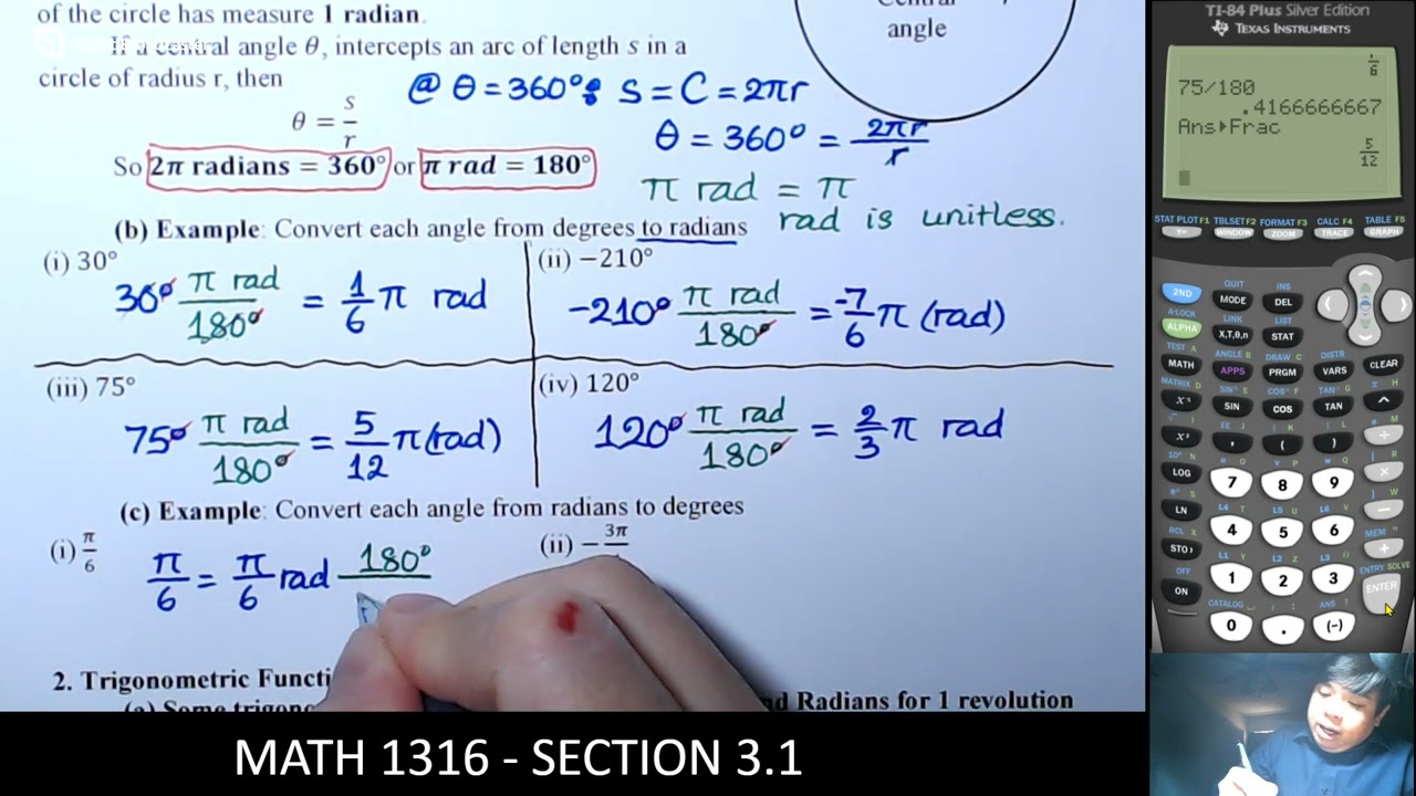 Trigonometry - Section 3.1