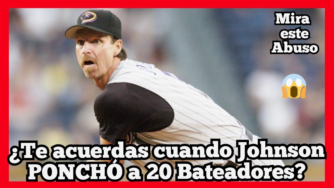 Así Fue Como RANDY JOHNSON Poncho a 20 Bateadores de Cincinnati