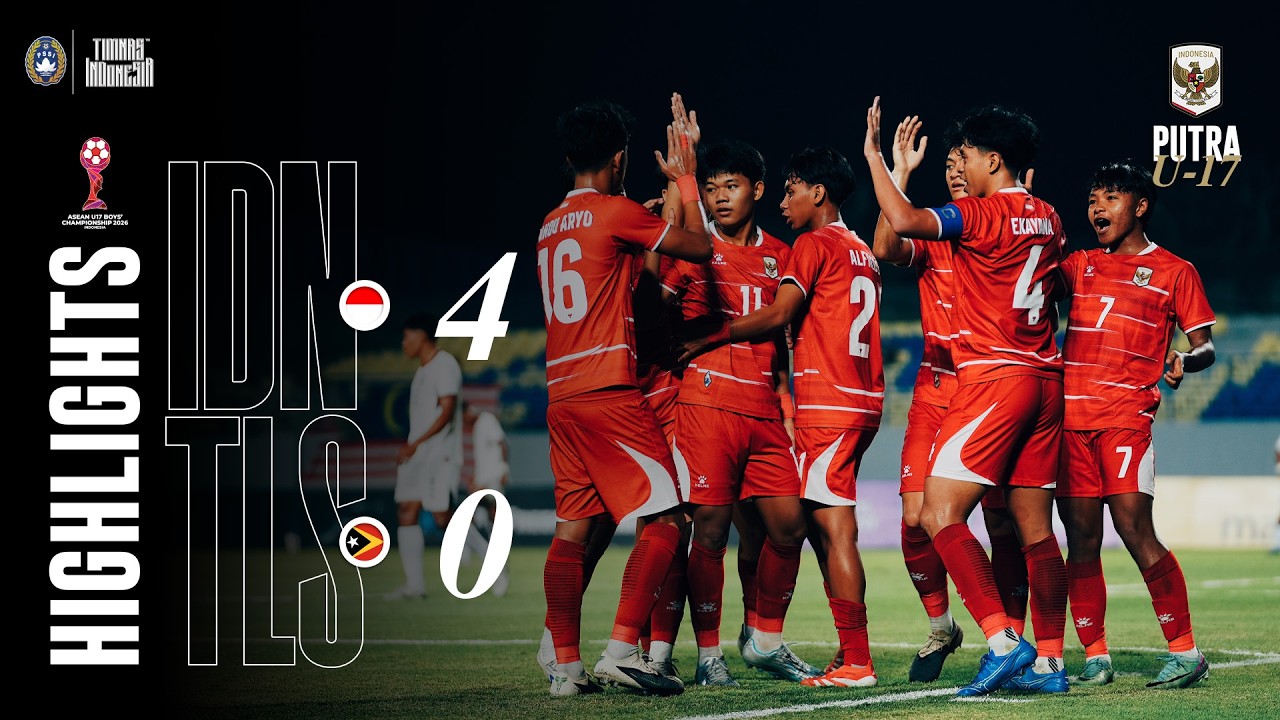 HIGHLIGHTS | Indonesia vs Timor Leste | ASEAN U-17 Boys' Championship 2026