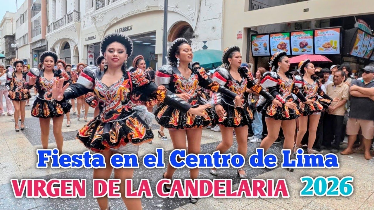 VIRGEN DE LA CANDELARIA 2026 | CENTRO DE LIMA | BAILE DE CAPORALES |  DÍA 01/02/2026