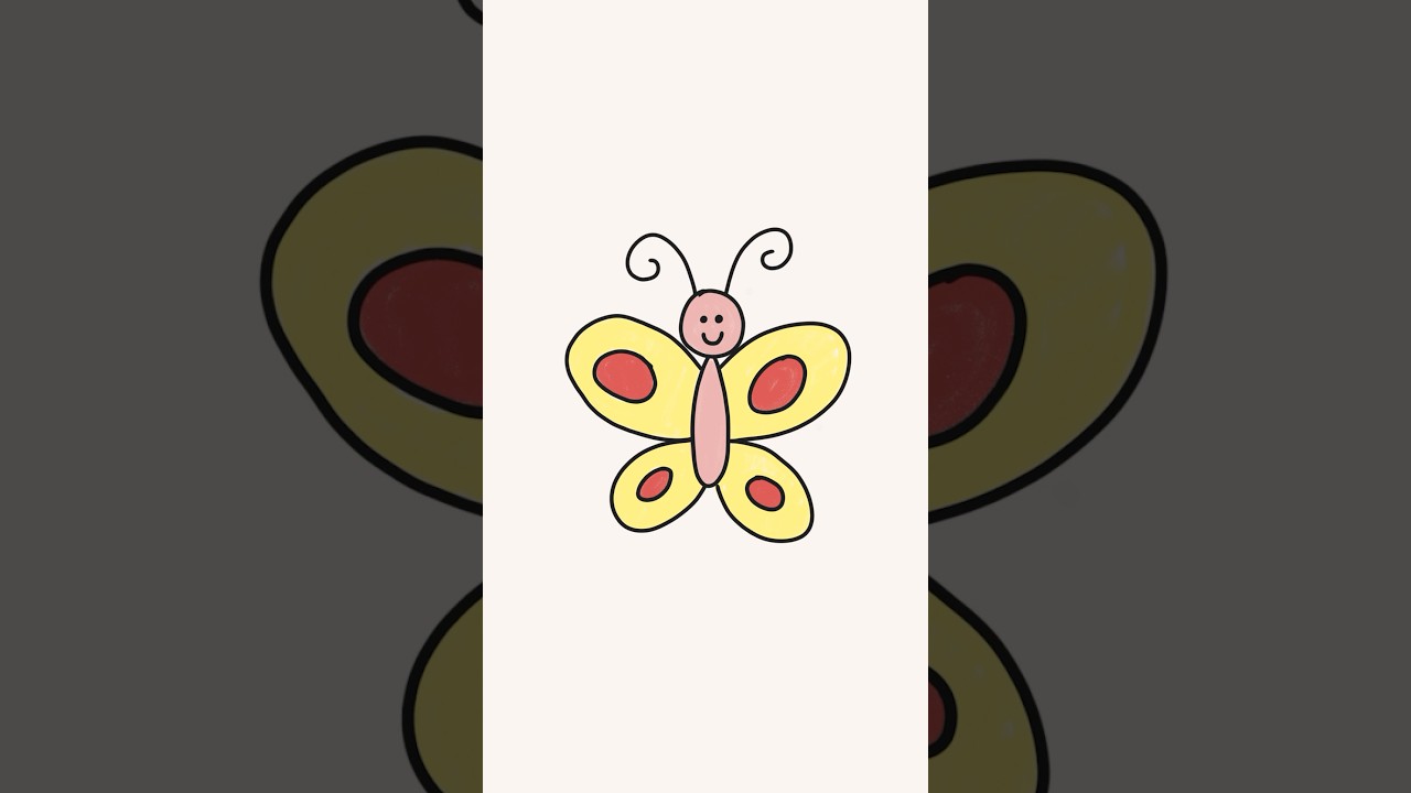 #drawing #littleartists #butterflydrawing #art #arthubforkids #howtodraw #childrensart