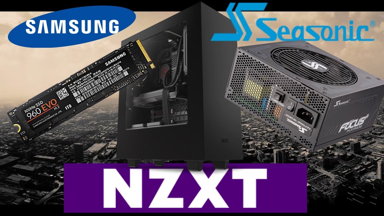 Seasonic PRIME 850 W Platinum, Samsung 960 EVO 250GB, NZXT  S340 UNBOXING !