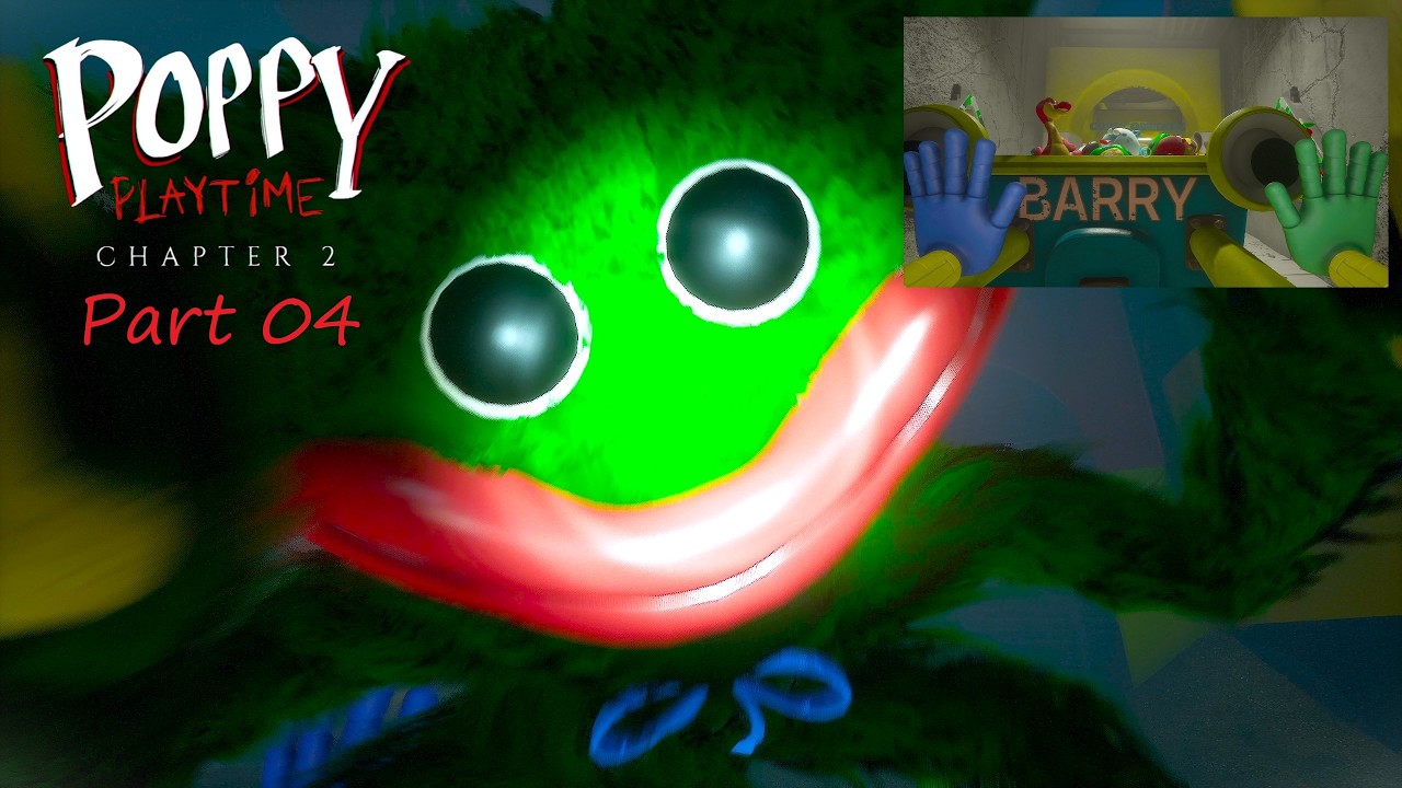 Poppy Playtime - Chapter 2 - 04 -WACK A WUGGY 2 & CART CORRIDORS - Gameplay Walktrough - 2K