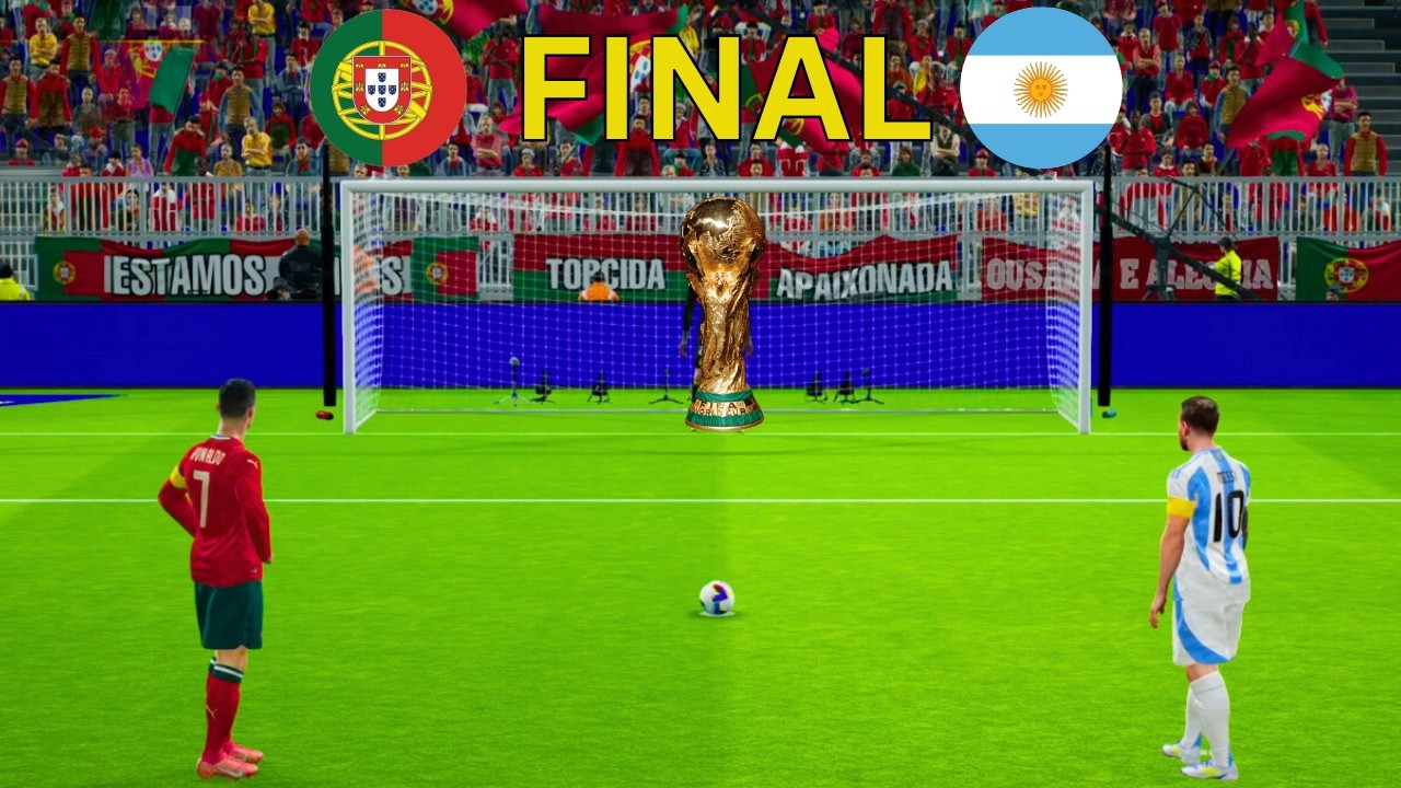 Portugal VS Argentina \ Messi vs Ronaldo \ Neymar vs Mbappe \ Penalty Shootout \ FINAL