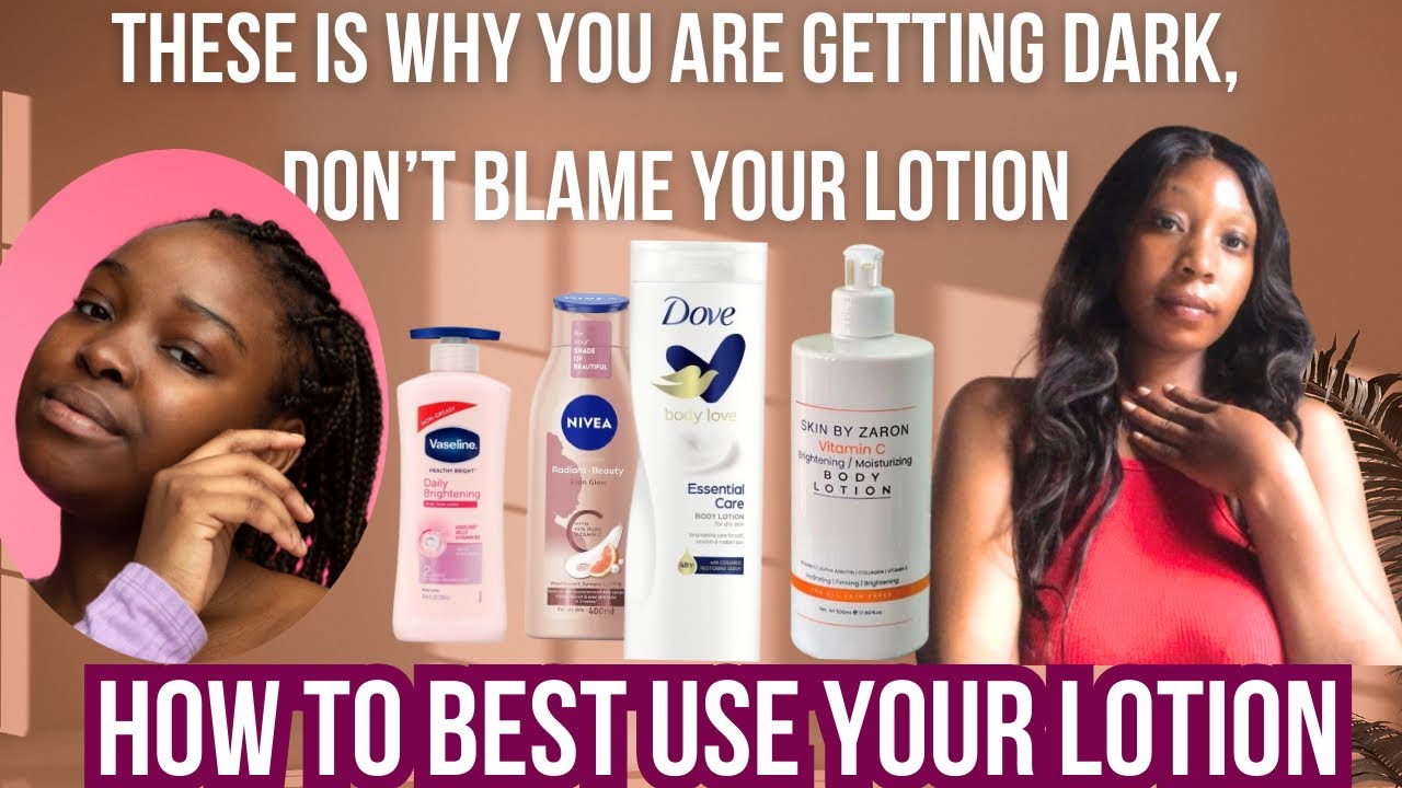 Кожа темнеет? Вините в этом свой уход за кожей, а не лосьон | Nivea, Vaseline, лосьон Dove E45.
