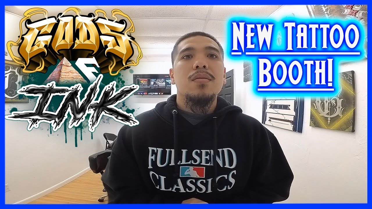My New Tattoo Booth! | Dom Vlogs