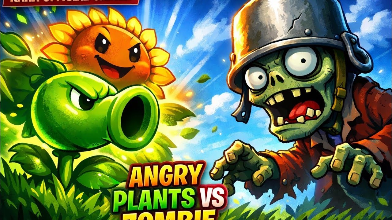 Angry plants vs zombie 🥝☠️
