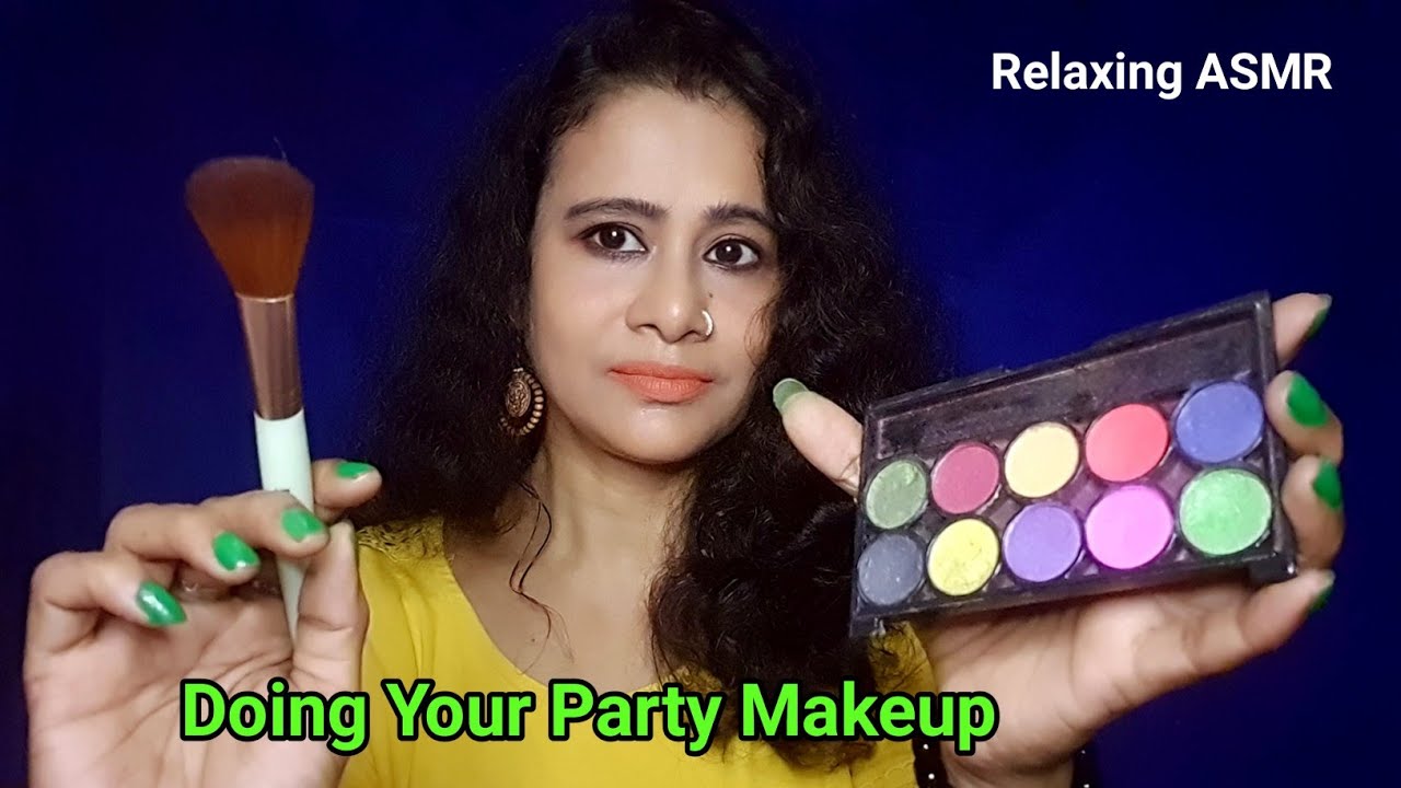 Asmr Doing Your party Makeup 💄 ✨️ | Asmr personal attention | Asmr Ghosal