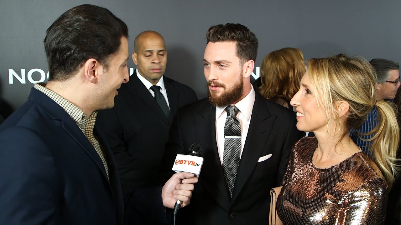 Aaron & Sam Taylor-Johnson at the 
