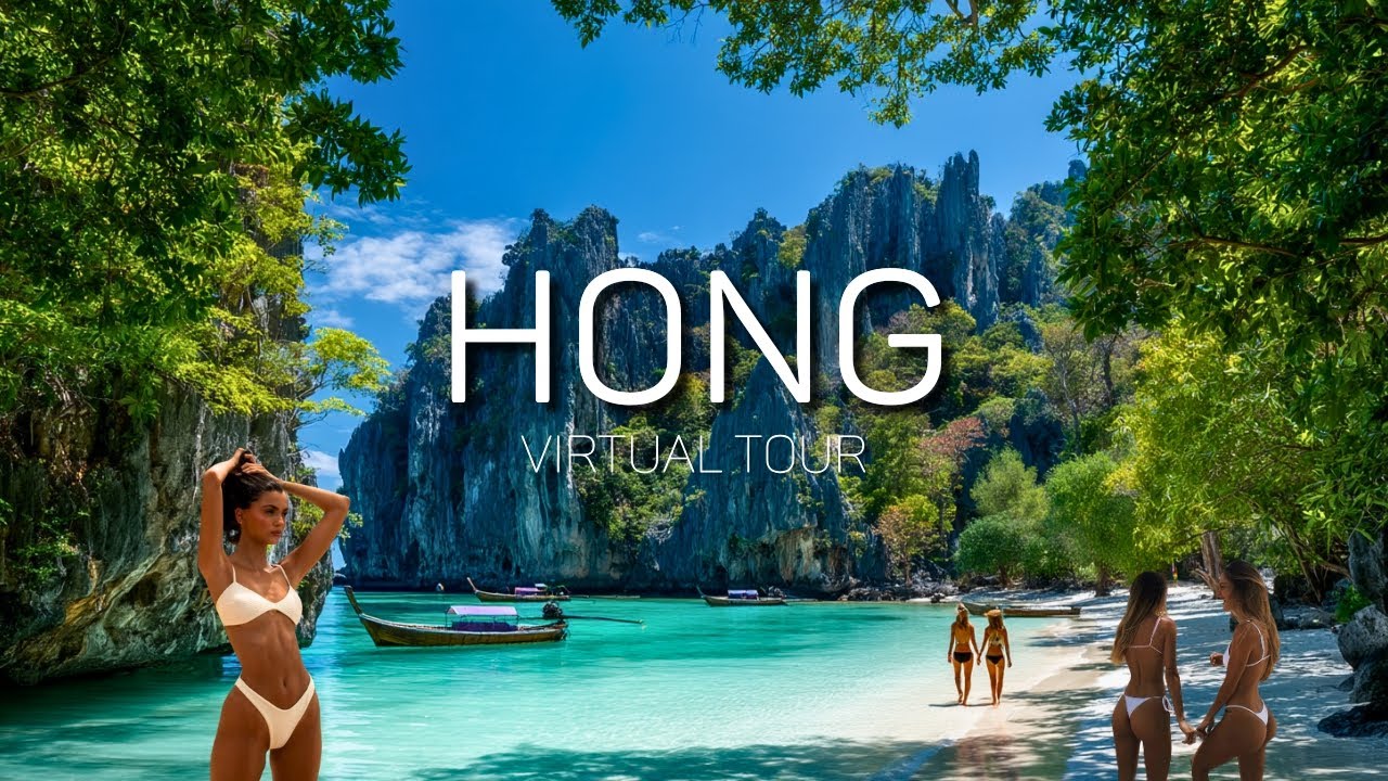 Остров Хонг [4K] 🇹🇭 Скрытая изумрудная лагуна Таиланда 🌿