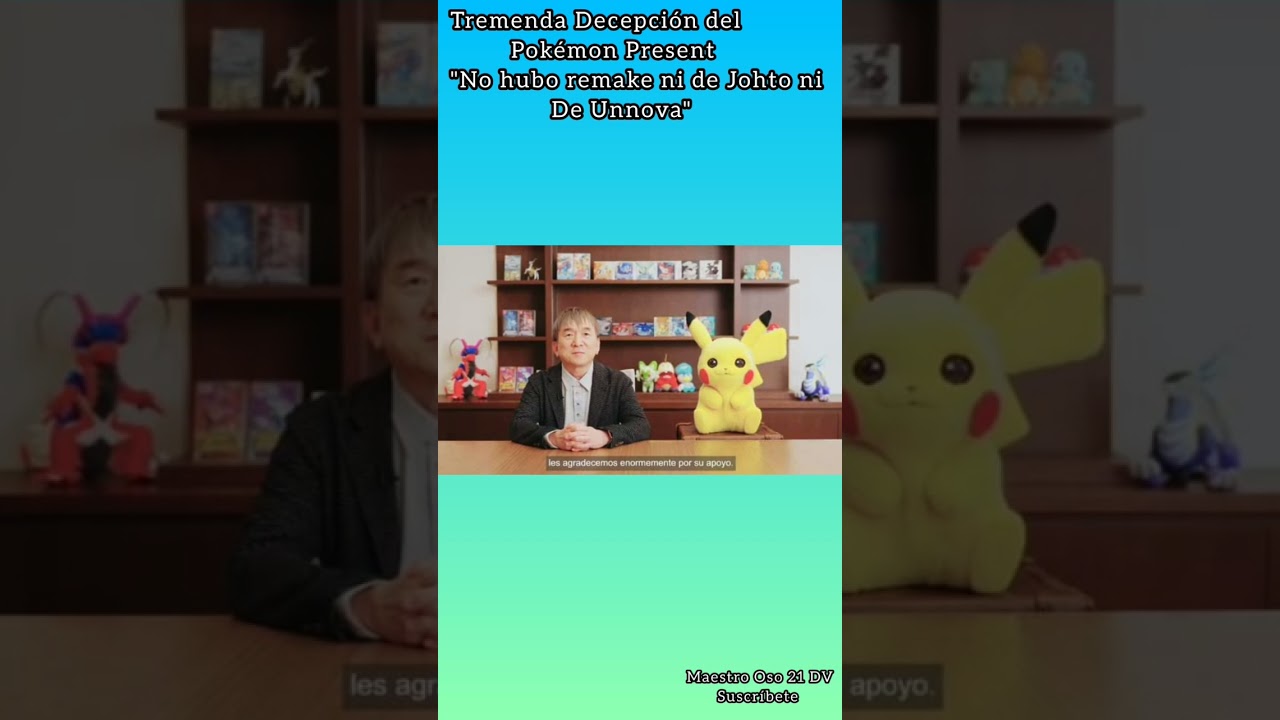 Decepci&oacute;n total del Pok&eacute;mon Present no hubo remake de Johto ni de Unnova #Shorts #Shortfeed