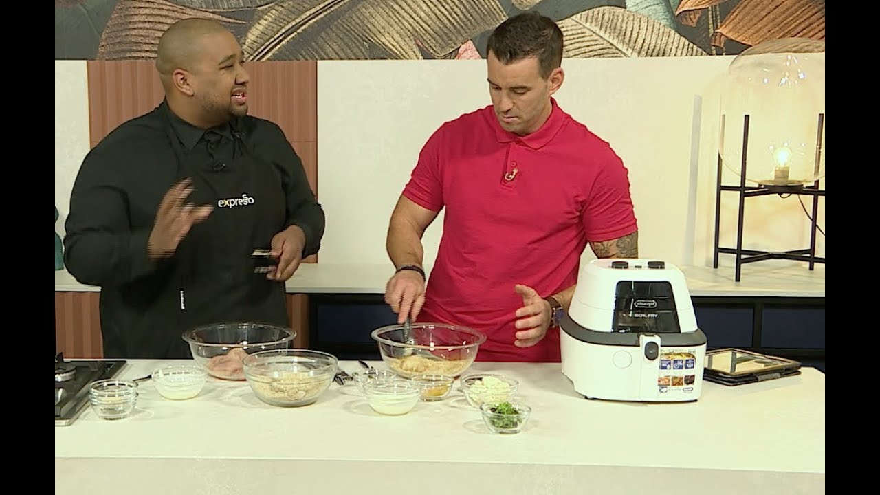 Recipe: Crispy Chicken Strips & Popcorn Cauliflower (DELONGHI)