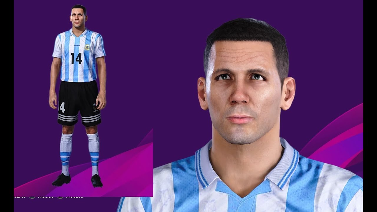 Diego Simeone PES 2021 and PES 2020 [PS4] face
