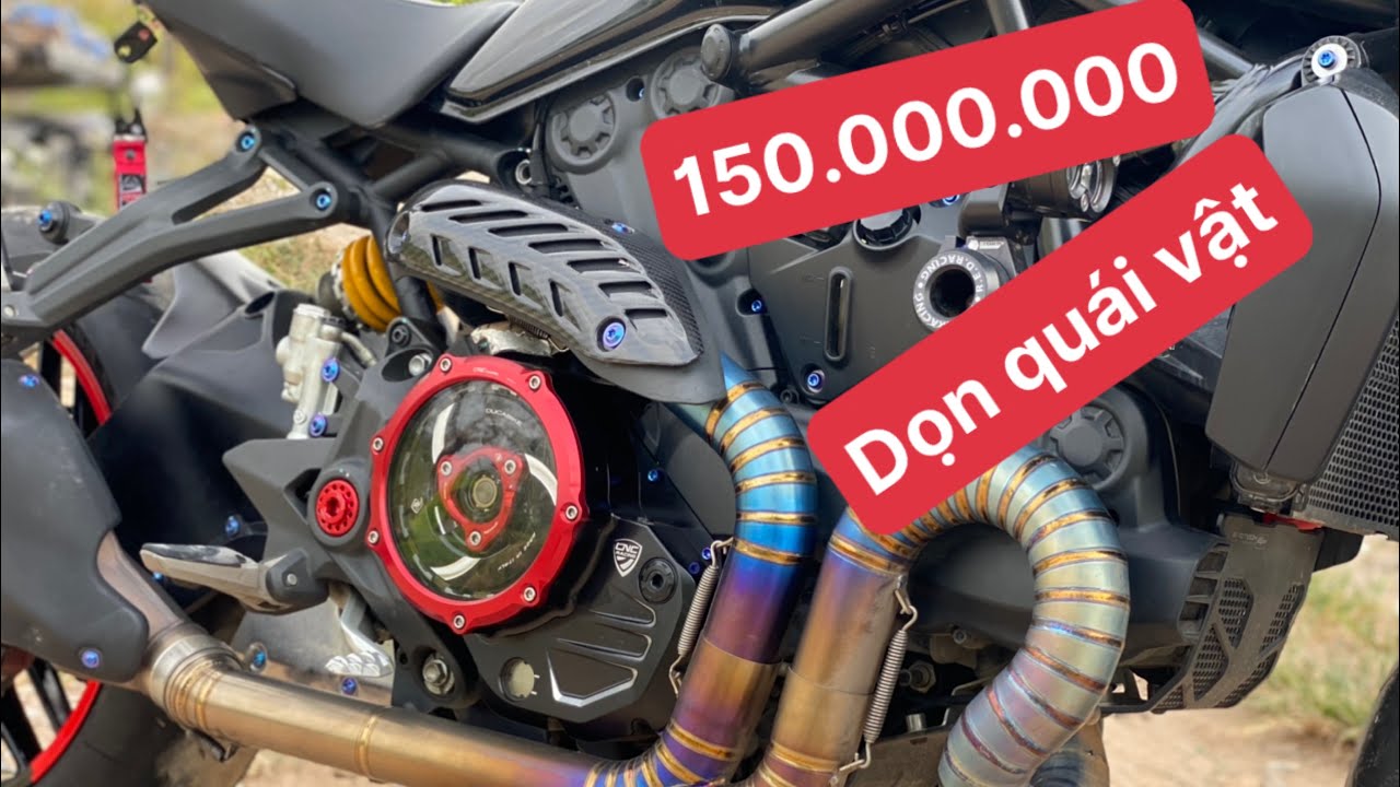 150 cành cho con Quái vật đầm lầy ( Monster 821 Ducati )