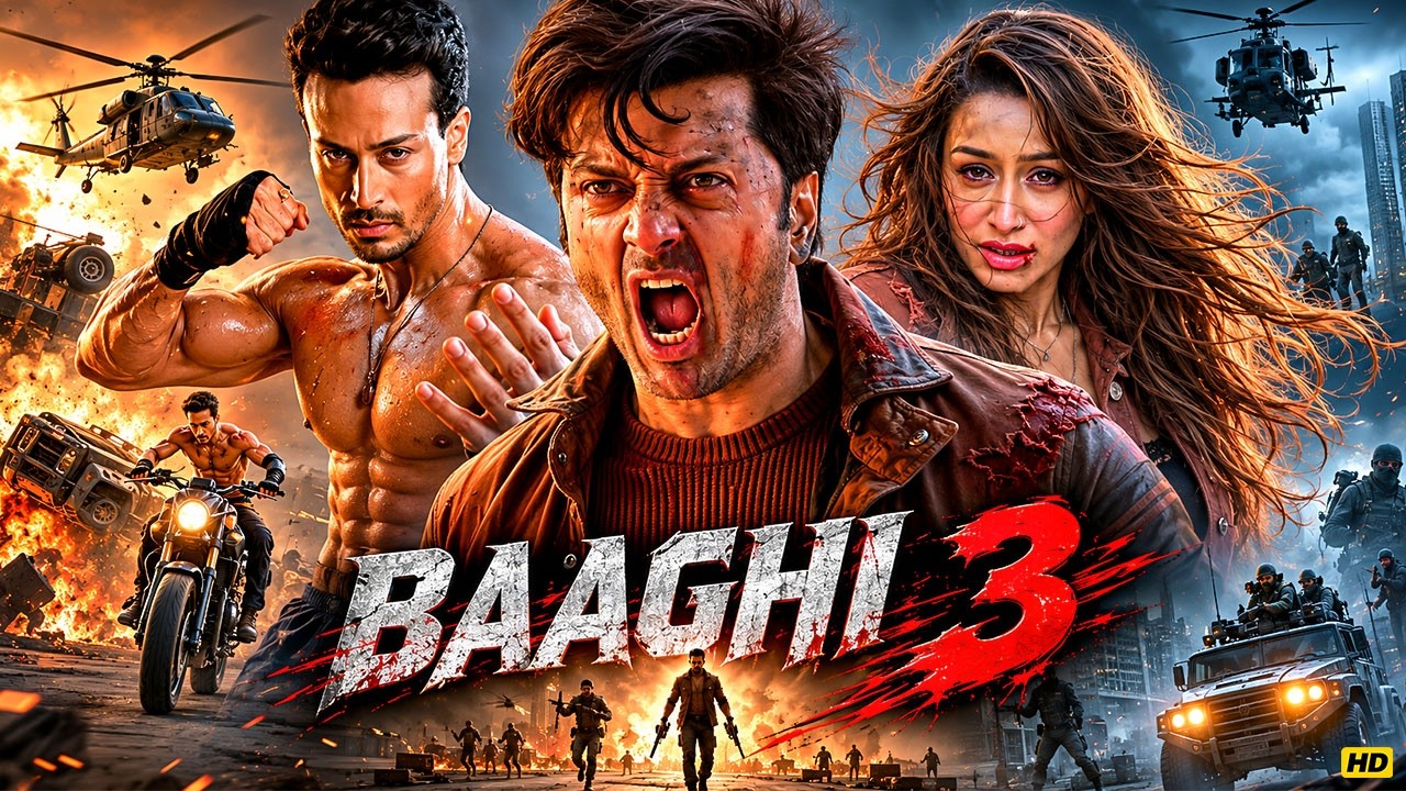 Baaghi 3 Full Movie | Tiger Shroff, Shraddha Kapoor | Non-Stop Action Thriller | Hindi Dubbed HD