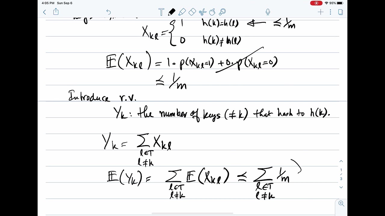 Data Structures: Hash Tables: Universal Hashing