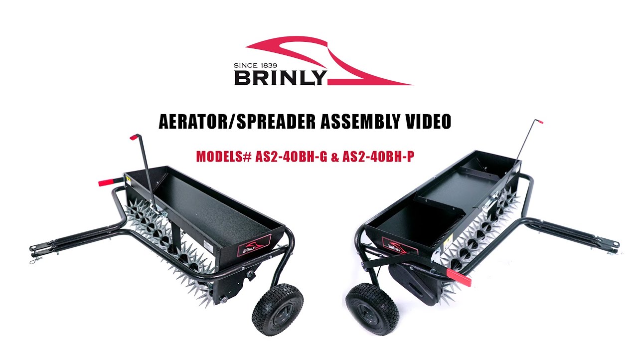 How to Assemble the Brinly Spike Aerator & Drop Spreader Combo