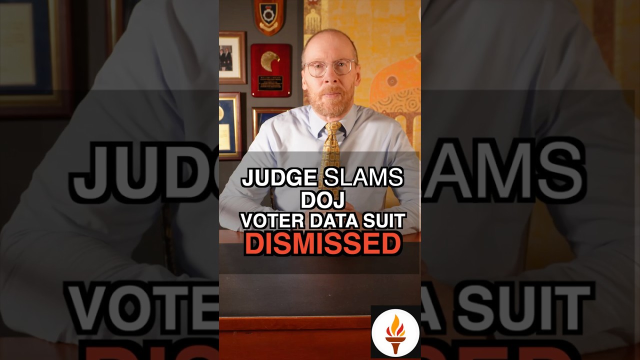 Judge Throws Out DOJ Voter-Data Lawsuit, Warns of Overreach #departmentofjustice #doj