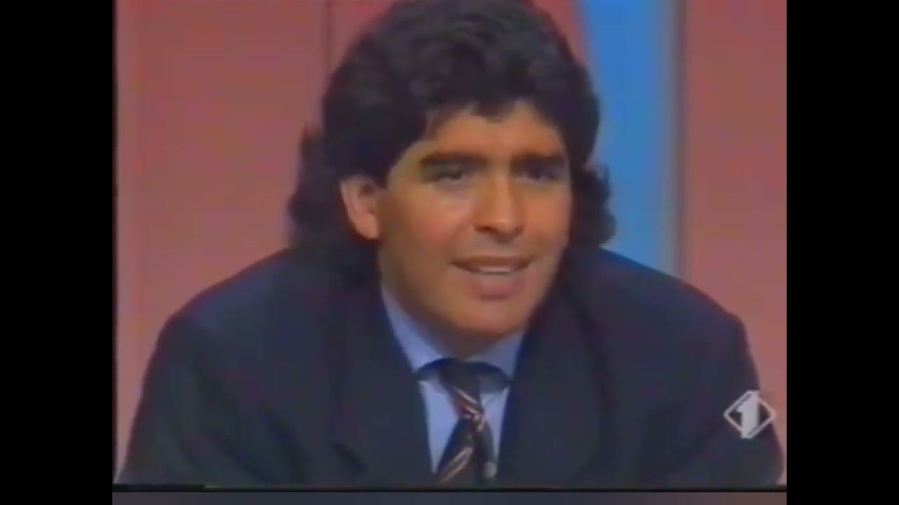 Lite Diego Armando Maradona Maurizio Mosca a Pressing , Italia 1