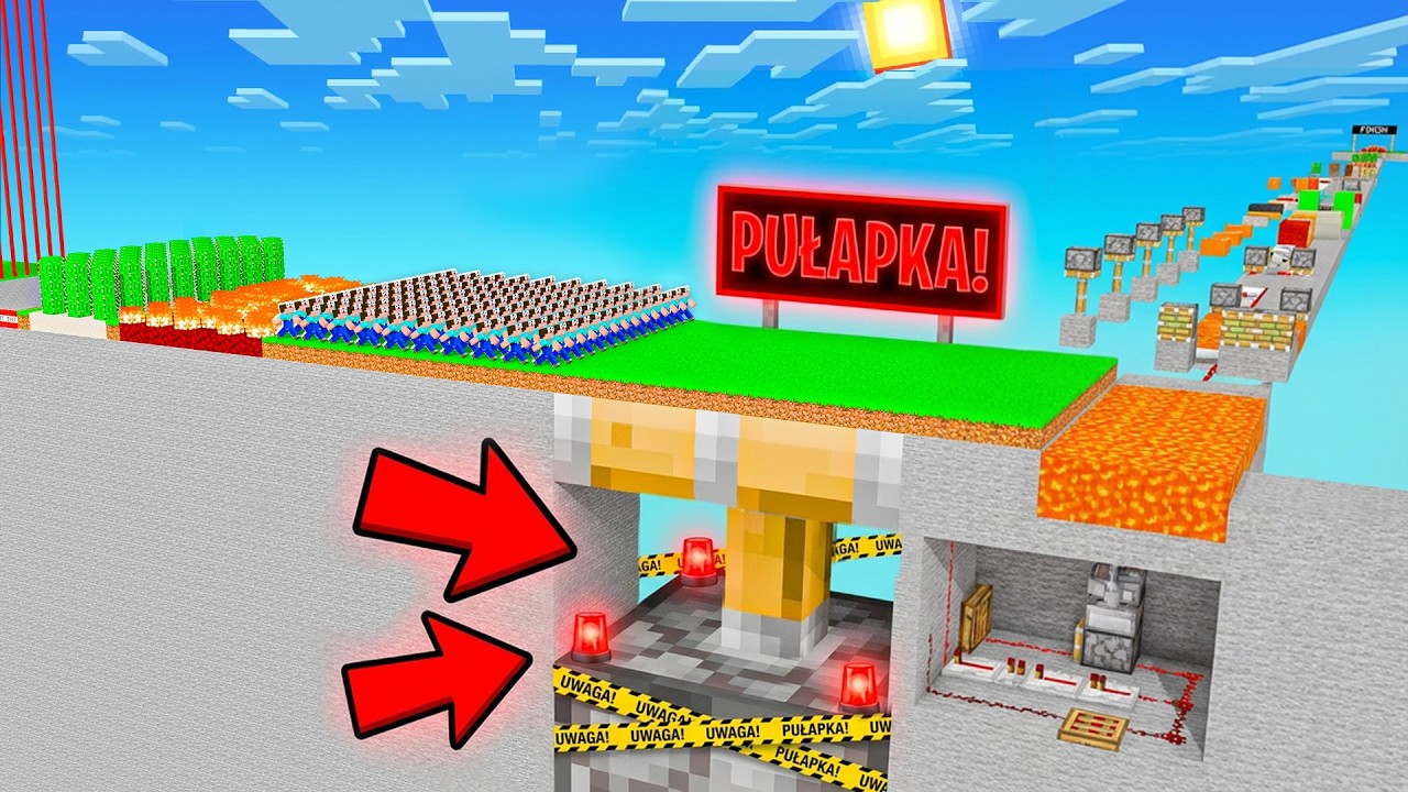 PRANKUJE 100 WIDZÓW NA TORZE ŚMIERCI W MINECRAFT