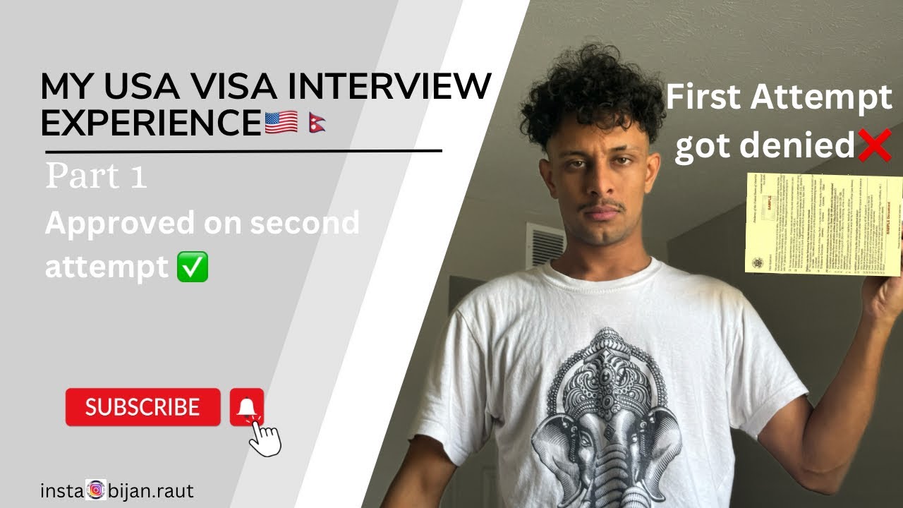🇺🇸🇳🇵My F1 Visa interview experience| USA| Interview questions and tricks| Nepal|Part 1|