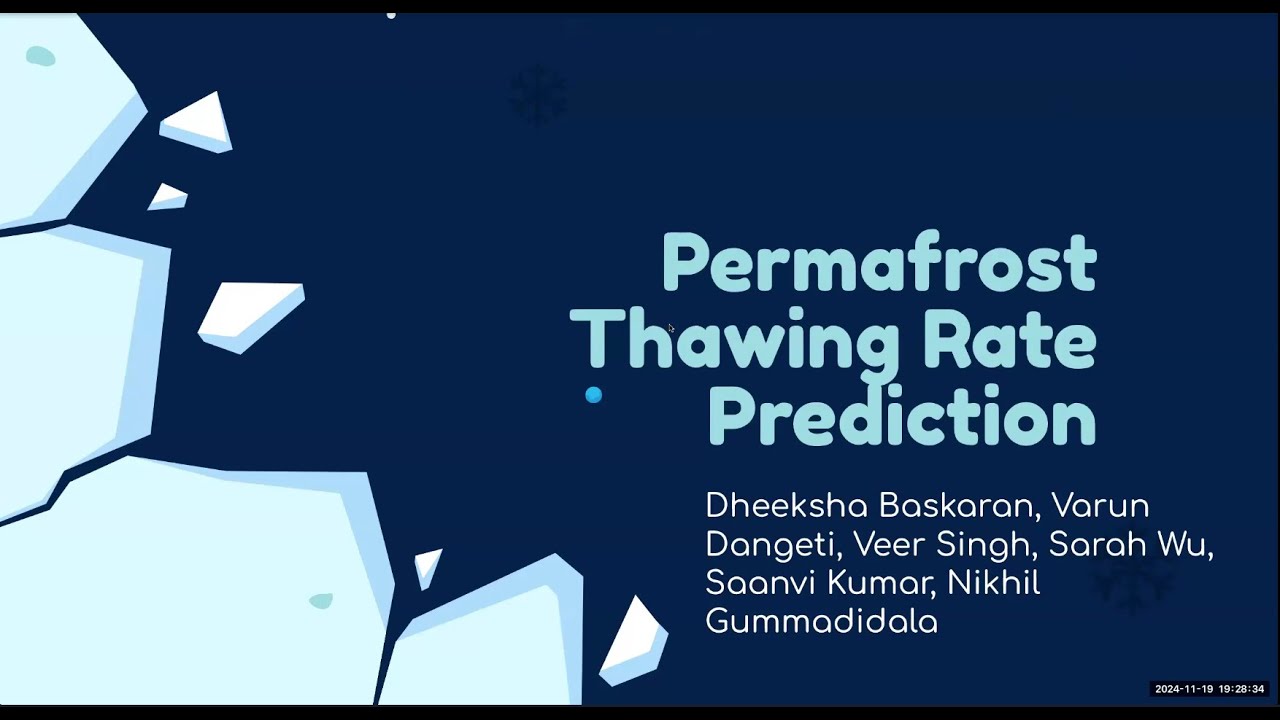 ML Prediction of Permafrost Thaw Rates from Greenhouse Gas Emissions in the North