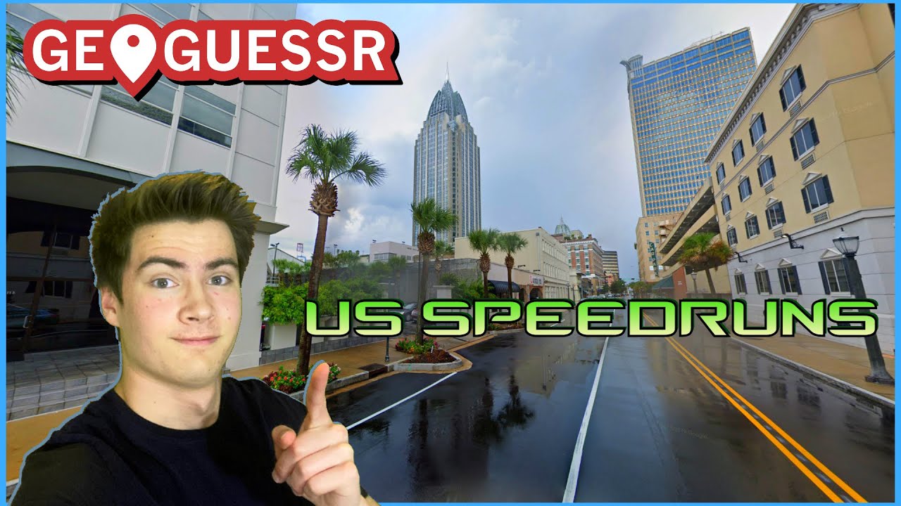 Speedruns on United States GeoGuessr Maps (World Record?)
