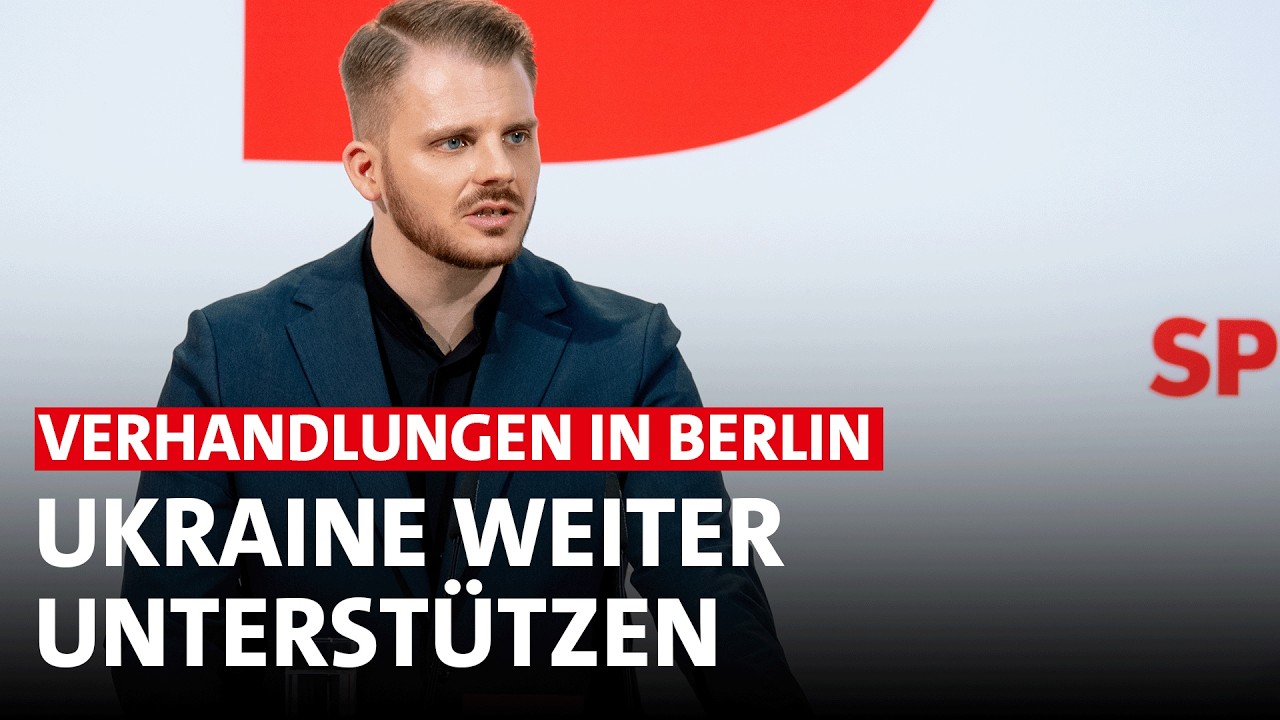 SPD-Generalsekretär Tim Klüssendorf zu Verhandlungen in Berlin über Ukraine