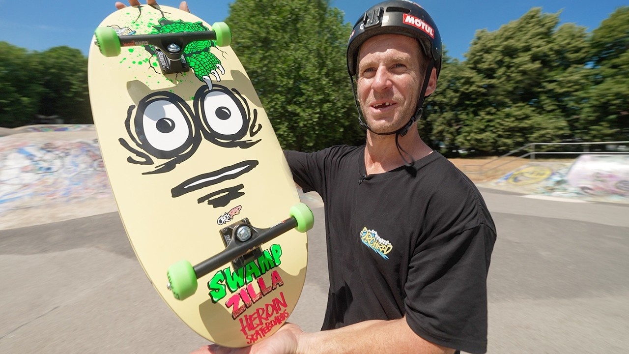 I TRIED HEROIN.......... THE WIDEST SKATEBOARD YOU CAN BUY!