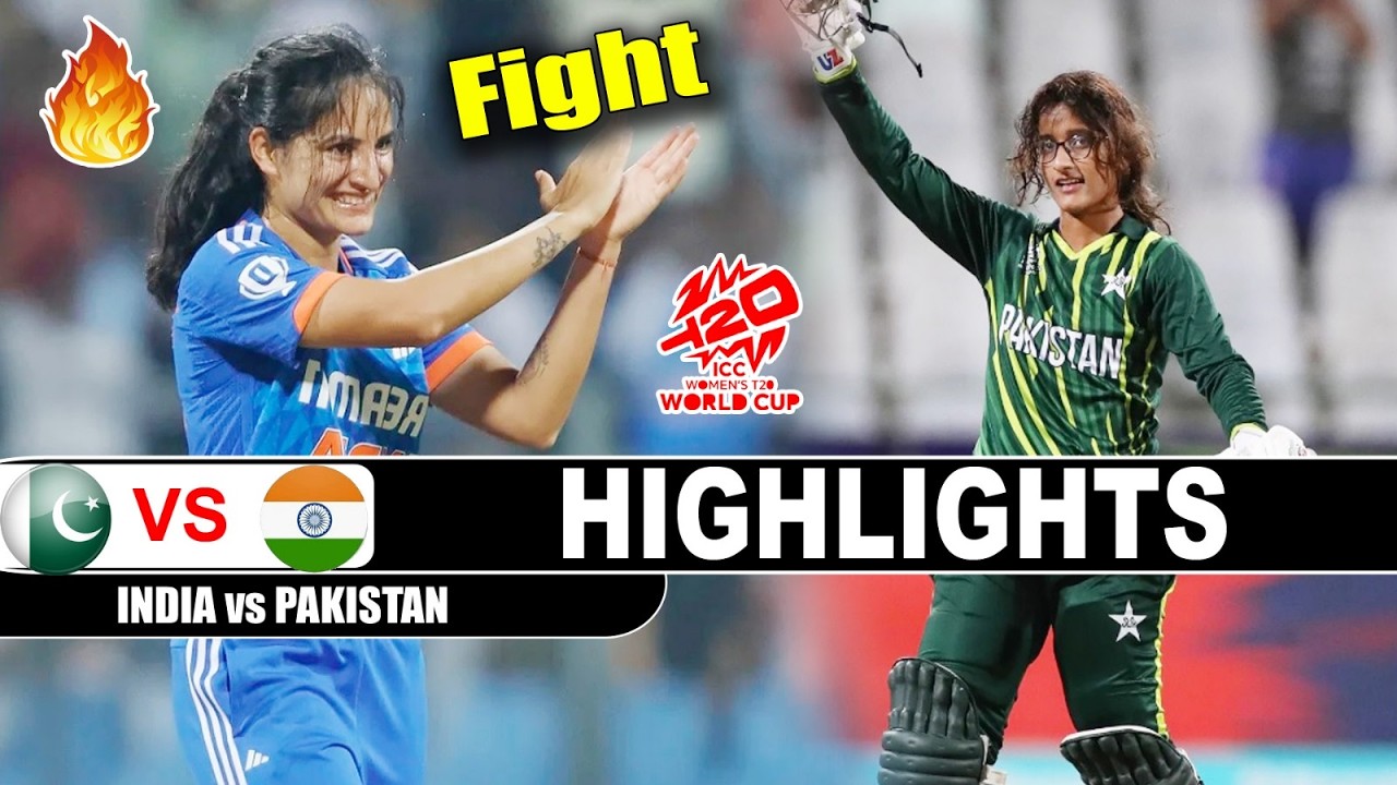 India W Vs Pakistan W Highlights Icc T20 World Cup In England 2026 | Ind Vs Pak