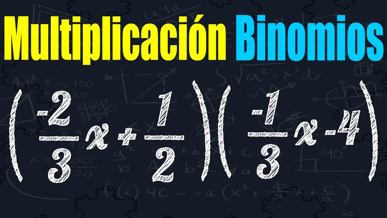 Multiplicaci&oacute;n de BINOMIOS #Mathuamer #CristoferTejeda