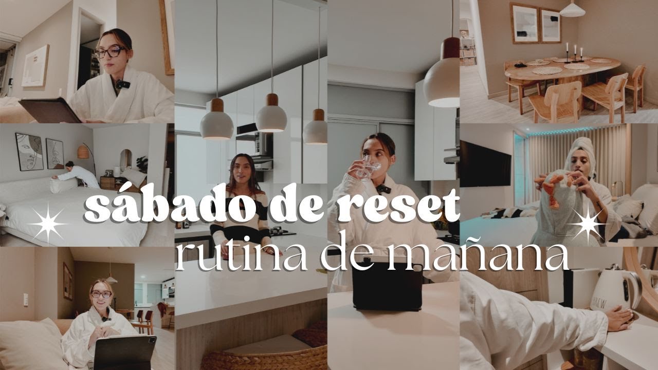 Una rutina de mañana realista para reconectar con mi hogar ☀️ Sábado de reset  ✨ Tati Uribe