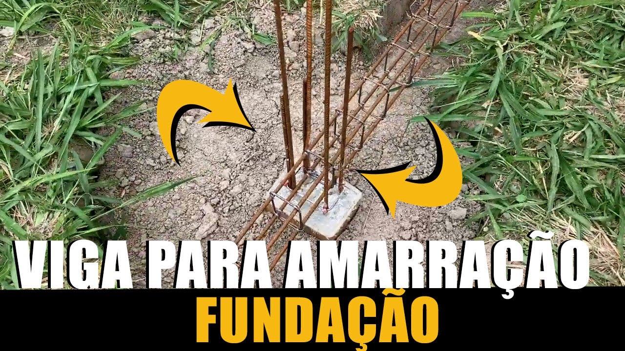 VIGA PARA AMARRAÇÃO FUNDAÇÃO
