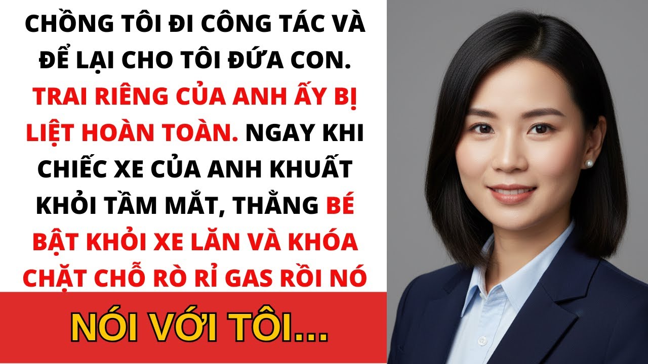Ngay Khi Chồng Tôi Rời Đi Cậu Con Riêng Bị Liệt Của Tôi Bỗng Bật Dậy Khỏi Xe Lăn Để Cứu Mạng Tôi.