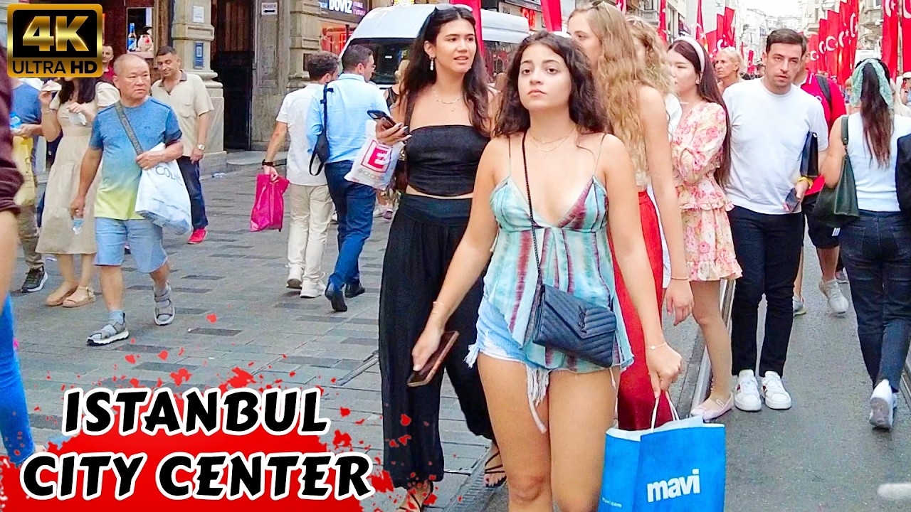 Istanbul Turkey 4K Walking Tour 🇹🇷 #اسطنبول