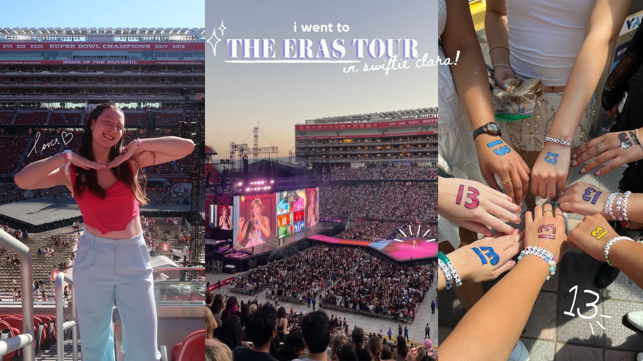 I WENT TO THE ERAS TOUR IN SWIFTIE CLARA!! | grwm, bracelet trading, and show clips from club level!