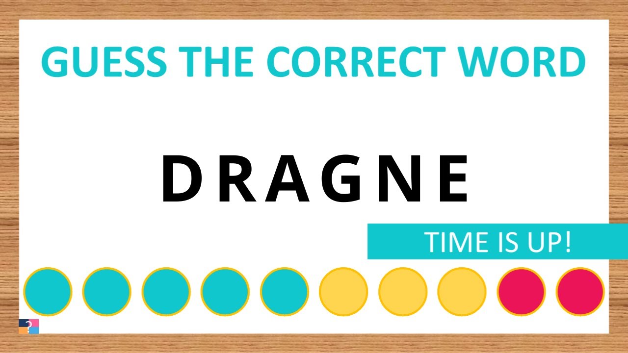 Guess the Correct Word! Unscramble in Record Time! 6 Letters | Agent Quiz