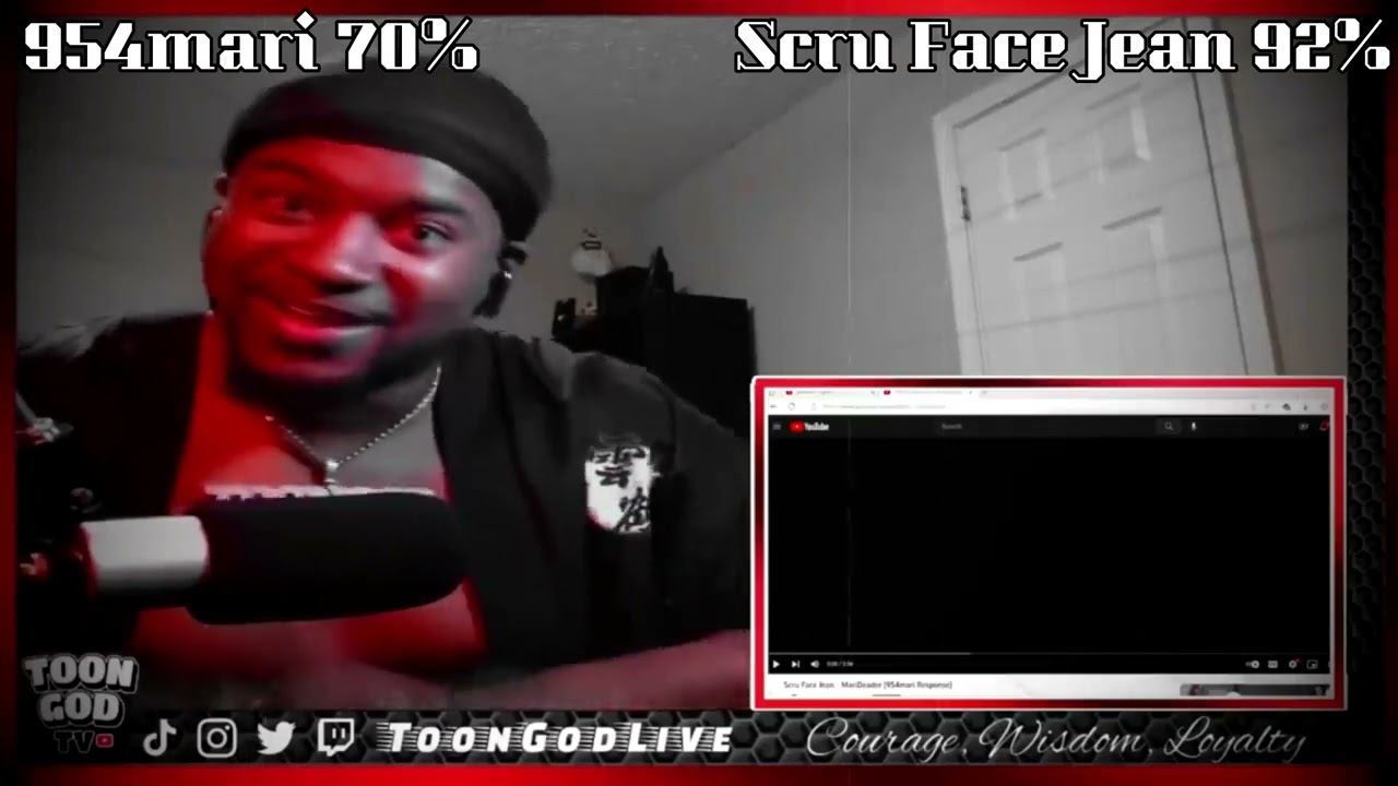 954mari vs Scru Face Jean