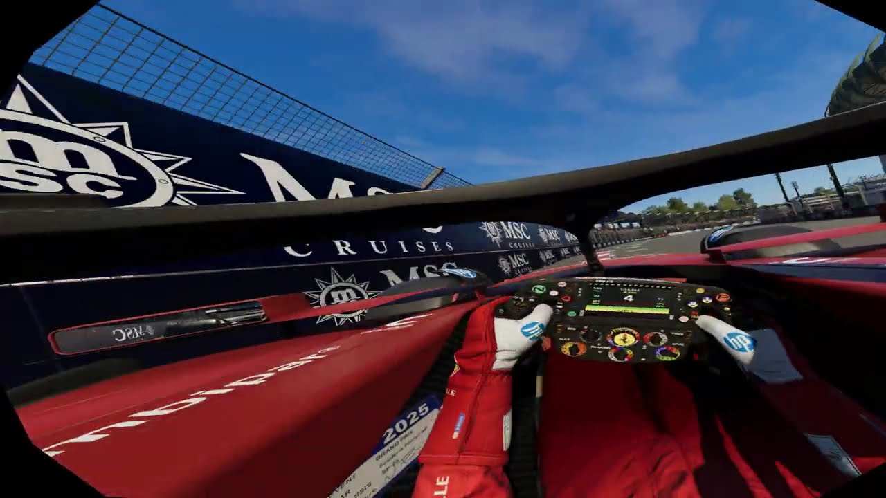 F1 25 PC VR test MEXICO PSVR2
