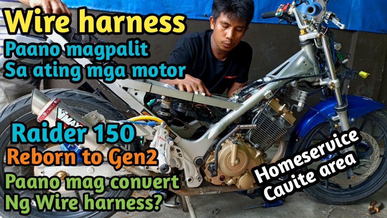 Paano mag palit ng wire harness ng isang motor (Raider 150)Basic tips para sa mga papalit ng harness