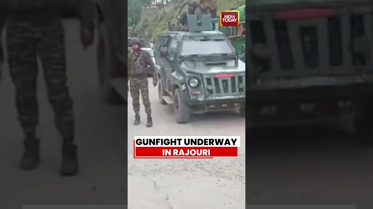 Encounter Underway in Rajouri as Security Forces Engage Terrorists in Jammu and Kashmir #kashmir