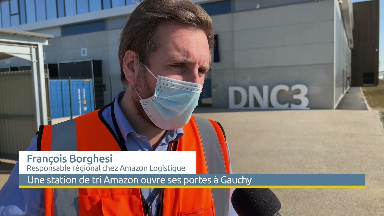 Une plateforme de tri et de livraison Amazon s’est implantée à Gauchy
