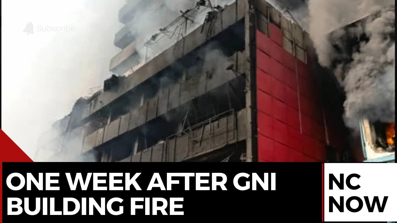 GNI Building Fire: Traders Count Losses as Rescue Efforts Continue