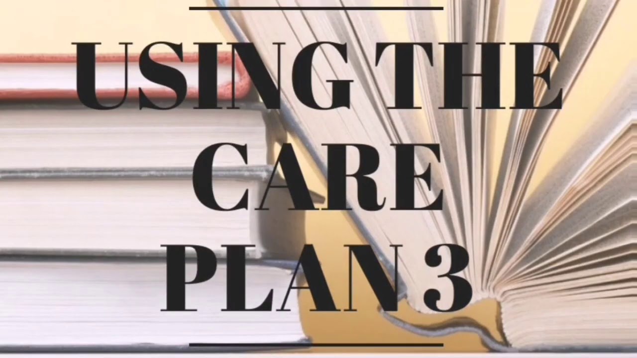 Using The Care Plan 3