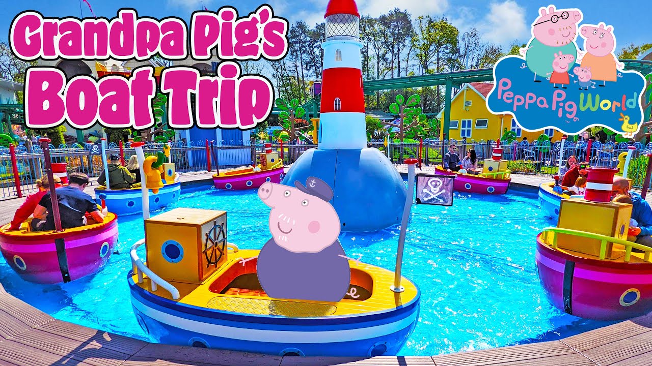 Grandpa Pig's Boat Trip Guide | PEPPA PIG WORLD | Paultons Park (March 2024) [4K]