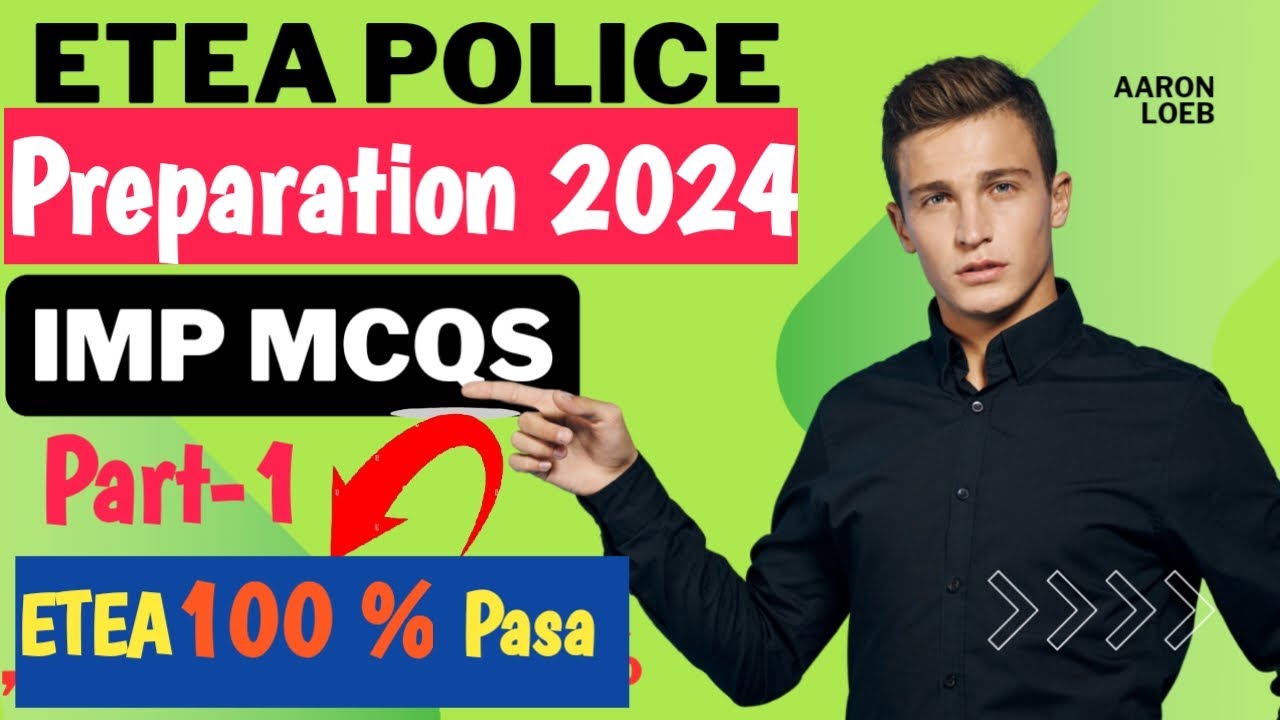 Police Constable Test Preparation 2024 || ETEA Test Ki Tyari || IMP Questions for upcoming ETEA Test