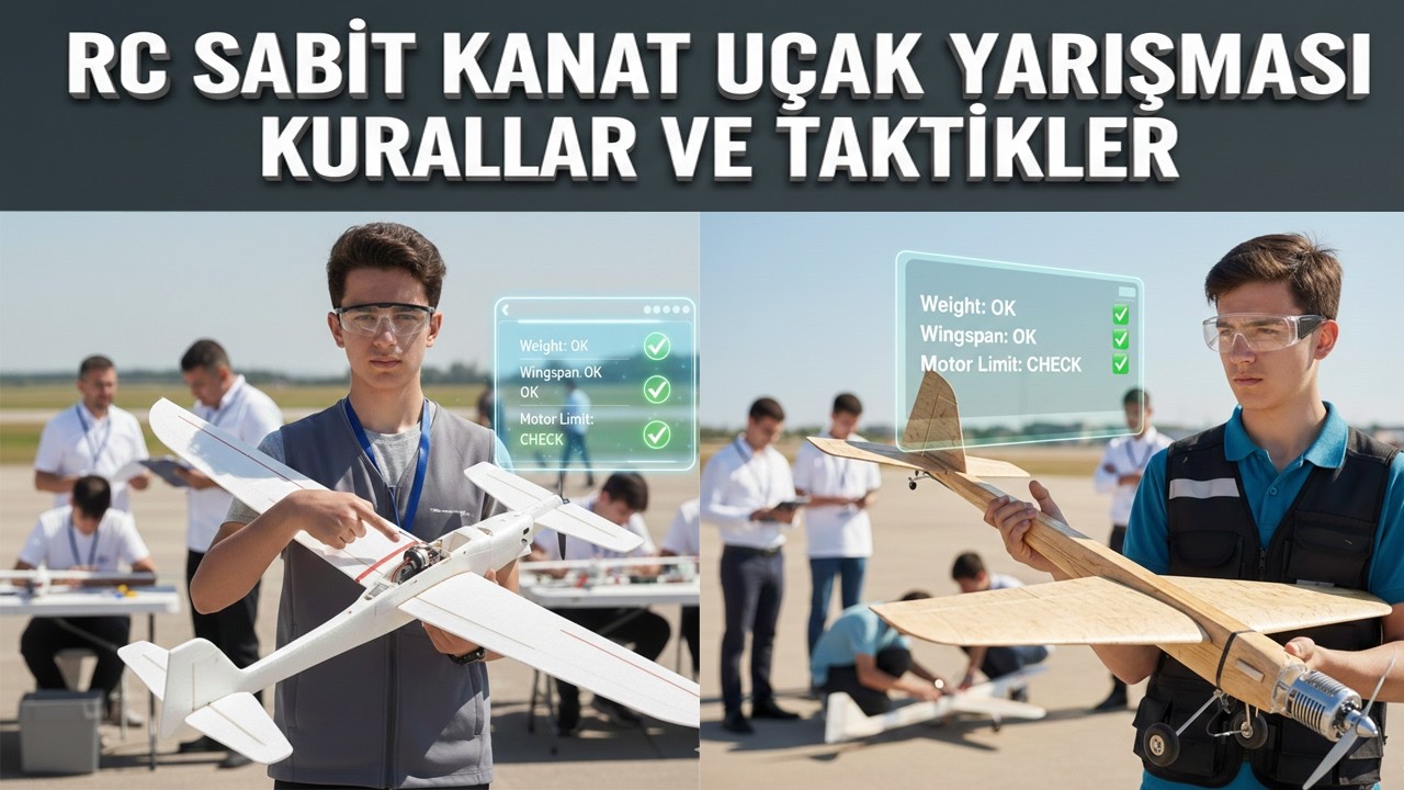 RC SABİT KANAT UÇAK YARIŞLARI KURALLARI (MEB ROBOT YARIŞLARI REHBERİ)