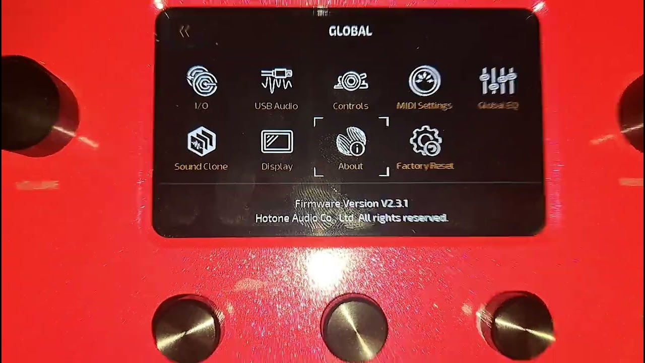 Ampero 2 Stomp Looper and Tuner  in Firmware 2.3.1