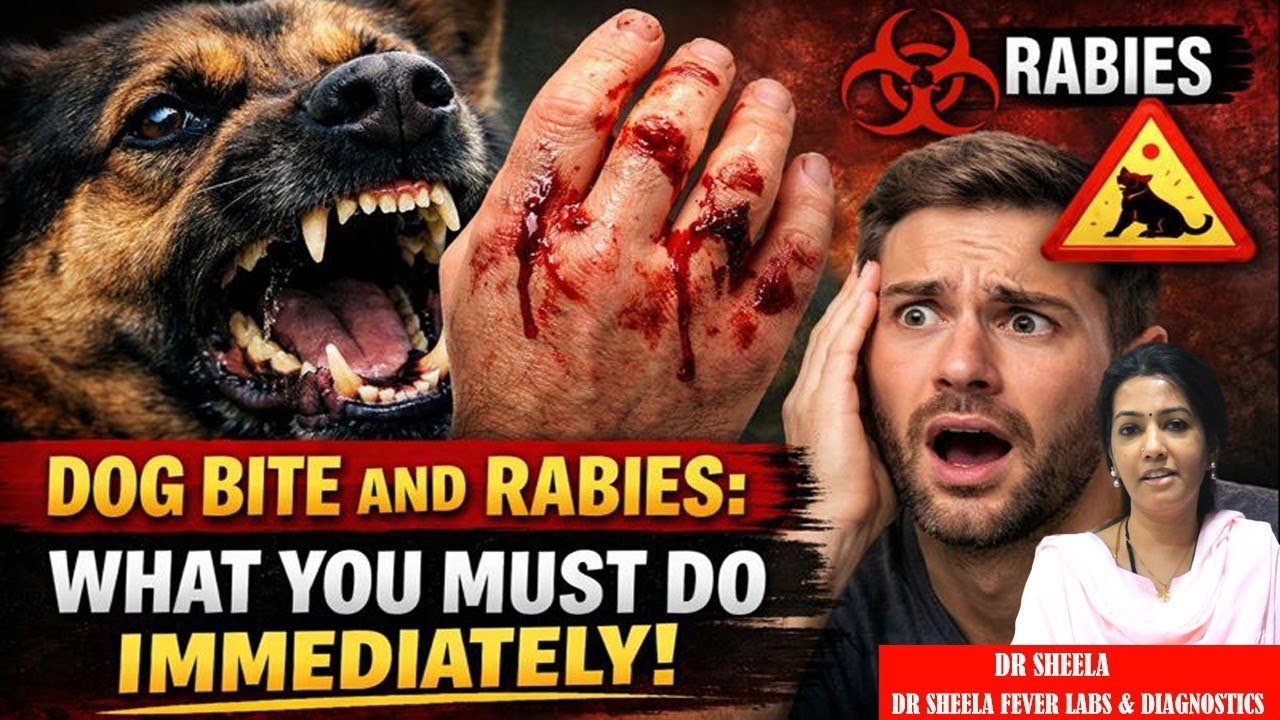 “Dog Bite and Rabies: What You Must Do Immediately” - Dr. Sheela | Dr Sheela Fever Lab & Diagnostics