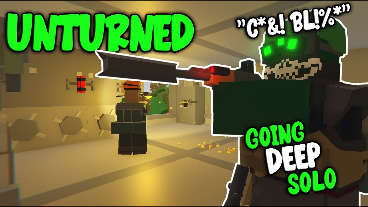 7500 Hour Solo Goes Deep in ONLINE ANGRY DUO BASE - Unturned PvP
